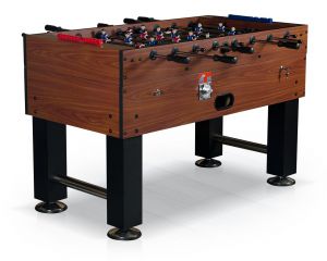 Игровой стол - футбол "Monako" (140x73x91см, коричневый, жетоноприемник ― Бильярдный магазин Альбатрос