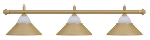 Лампа на три плафона "Jazz" D38 (матово-бронзовая) ― Бильярдный магазин Альбатрос